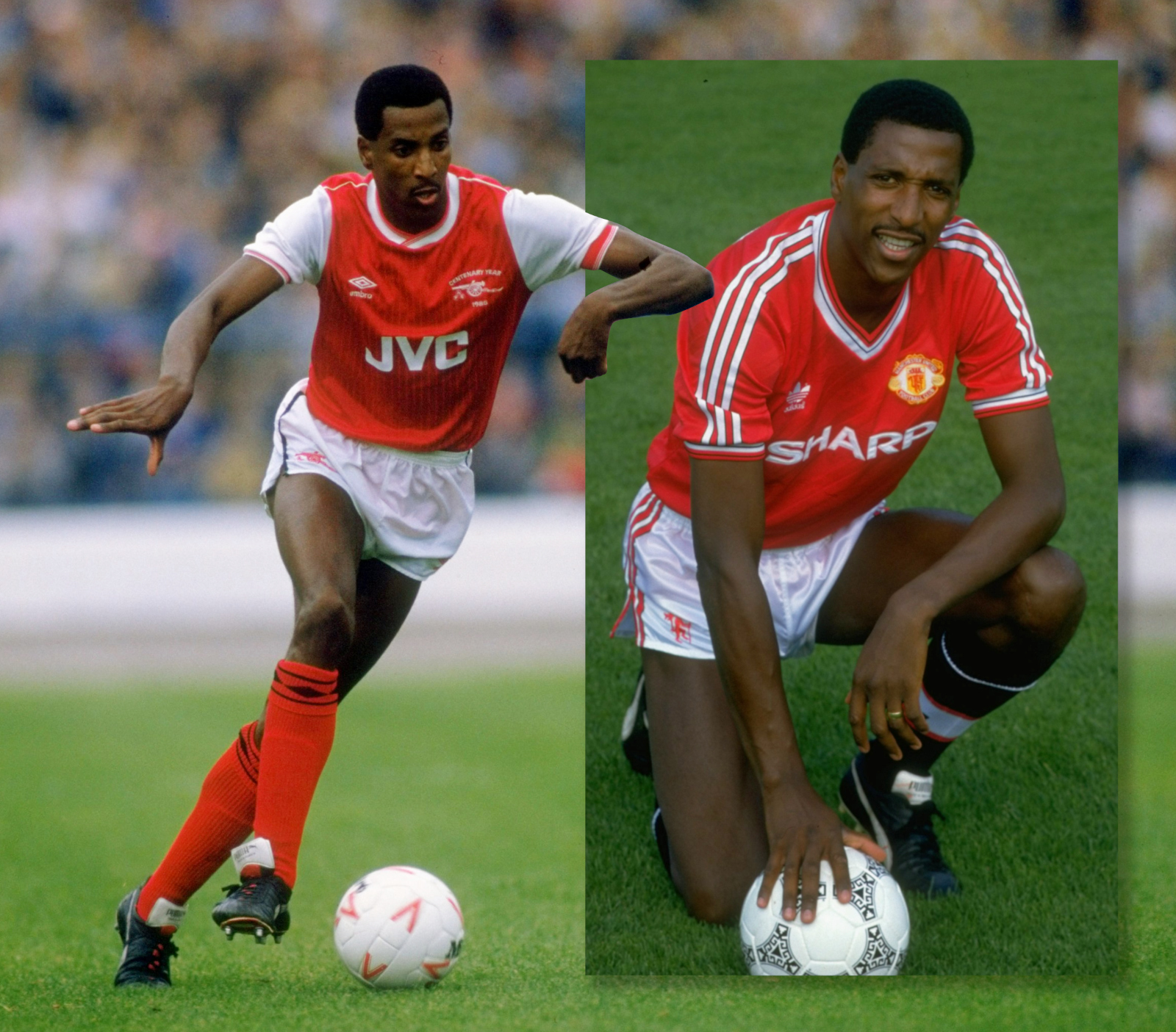 Viv Anderson played for Arsenal and Manchester United (©Gallo Images)
